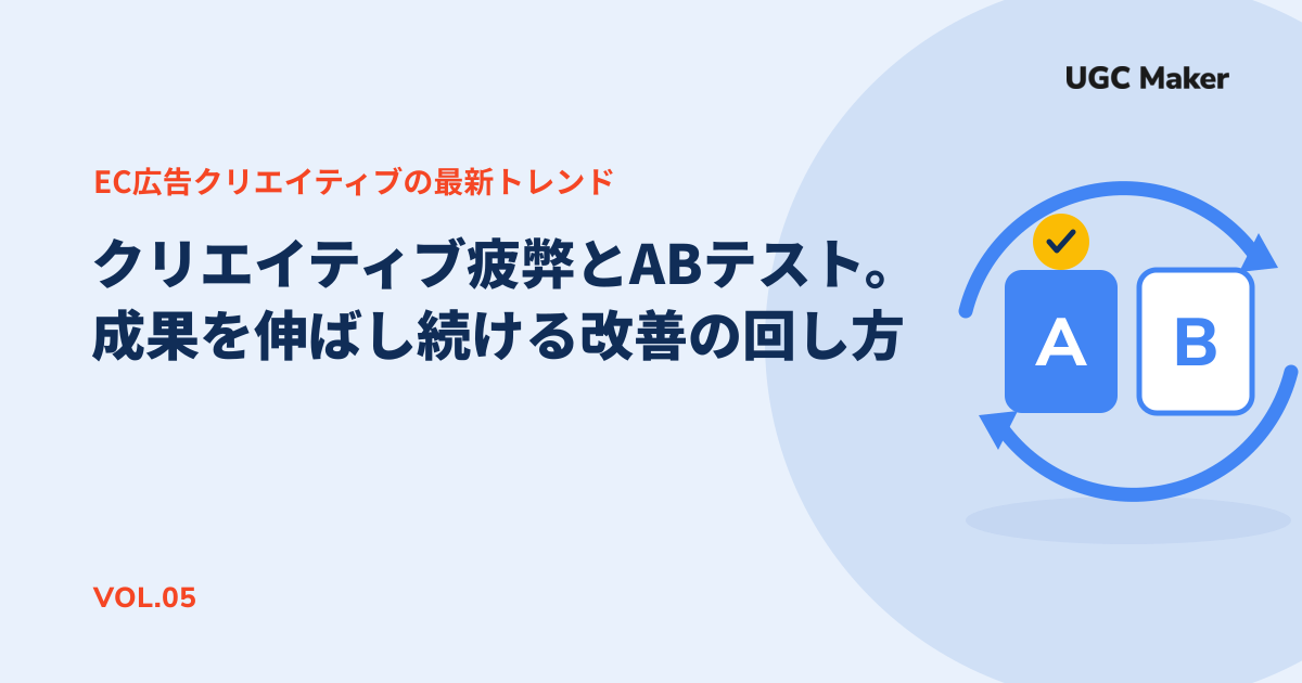 クリエイティブ疲弊とABテスト。成果を伸ばし続ける改善の回し方